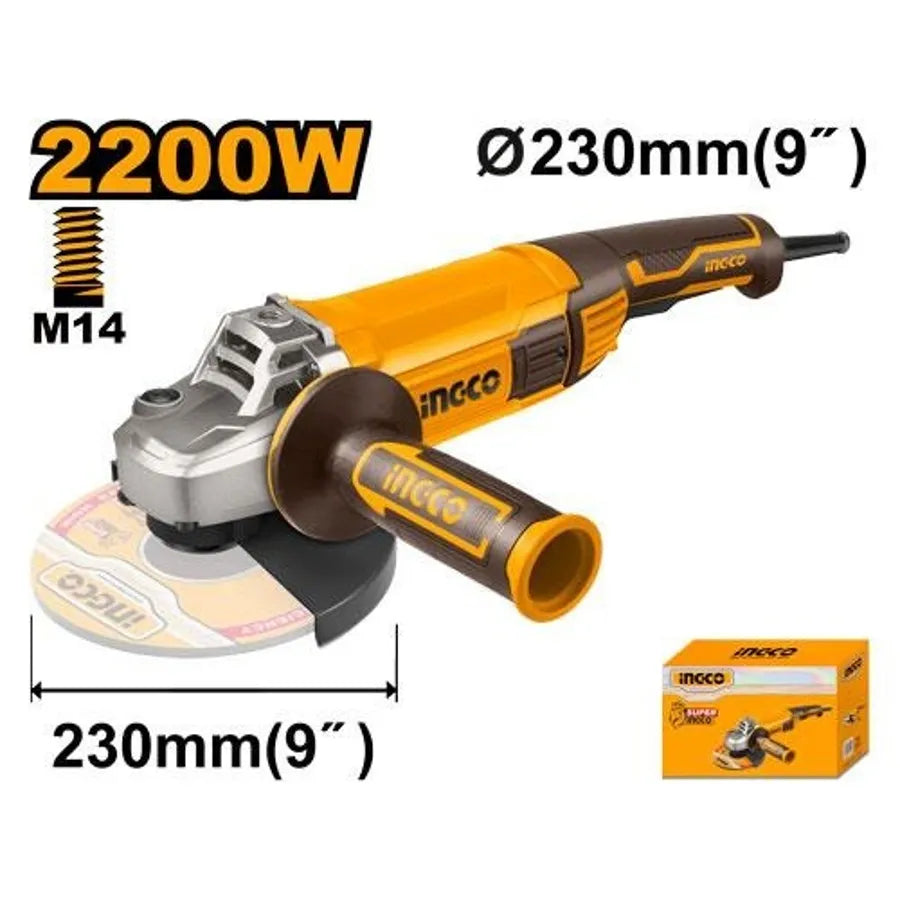 Electric Angle Grinder 2200W - INGCO
